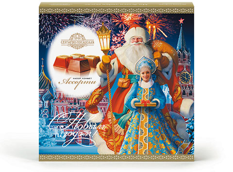 Новогодние коробки конфет