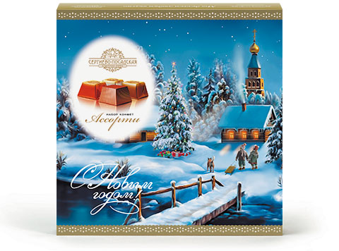 Новогодние коробки конфет